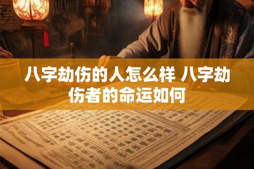 八字劫伤的人怎么样 八字劫伤者的命运如何