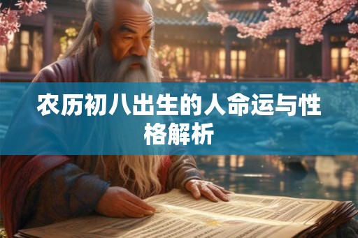 农历初八出生的人命运与性格解析 农历初八出生的人命运与性格解析