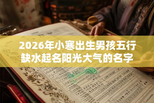 2026年小寒出生男孩五行缺水起名阳光大气的名字