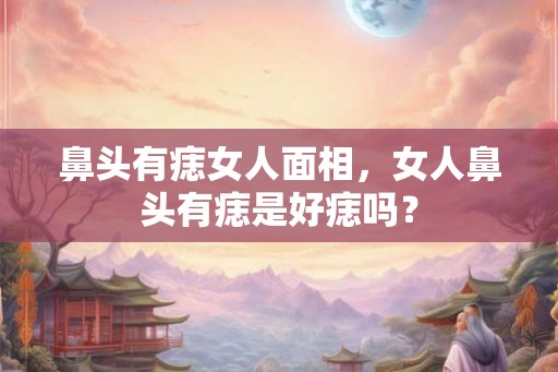 鼻头有痣女人面相,女人鼻头有痣是好痣吗? 鼻头有痣女人面相,女人鼻头有痣是好痣吗?