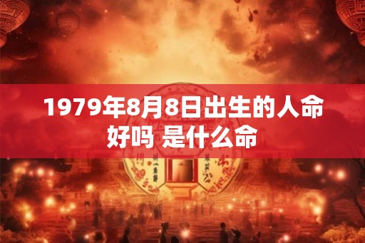 1979年8月8日出生的人命好吗 是什么命
