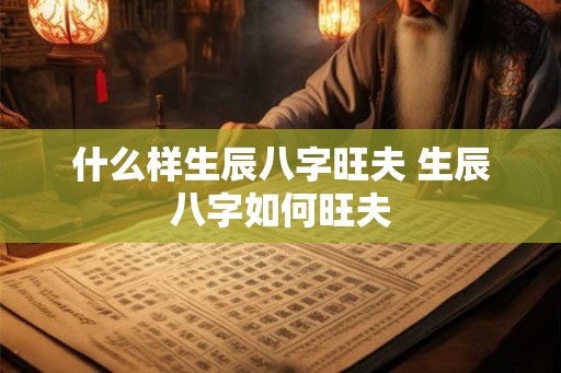 什么样生辰八字旺夫 生辰八字如何旺夫