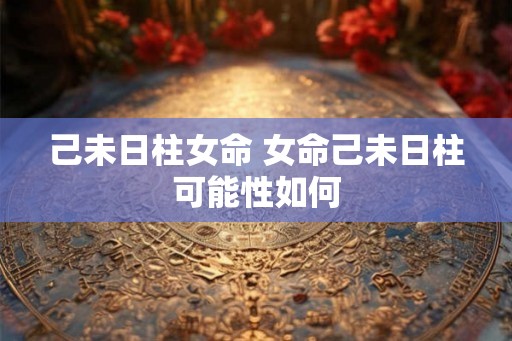 己未日柱女命 女命己未日柱可能性如何