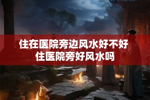 住在医院旁边风水好不好 住医院旁好风水吗