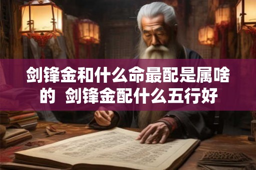 剑锋金和什么命最配是属啥的  剑锋金配什么五行好