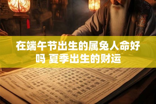 在端午节出生的属兔人命好吗 夏季出生的财运