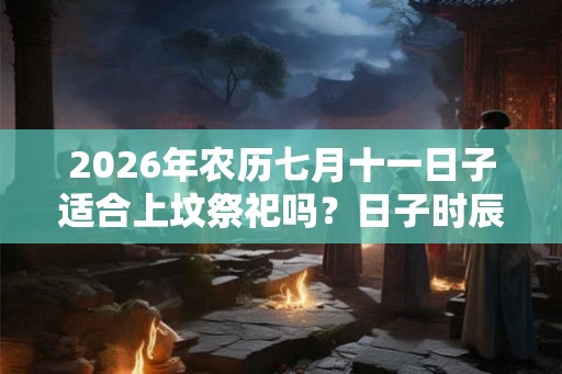 2026年农历七月十一日子适合上坟祭祀吗？日子时辰吉凶如何？