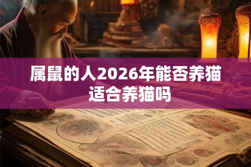 属鼠的人2026年能否养猫  适合养猫吗