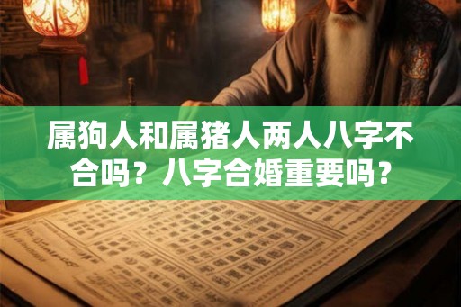 属狗人和属猪人两人八字不合吗？八字合婚重要吗？