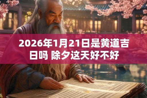 2026年1月21日是黄道吉日吗 除夕这天好不好
