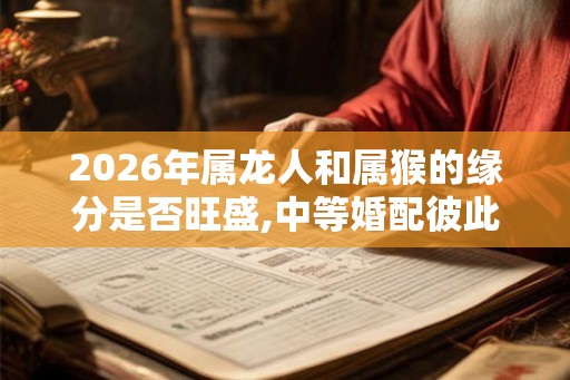 2026年属龙人和属猴的缘分是否旺盛,中等婚配彼此包容 2026年属龙人和属猴的缘分是否旺盛,中等婚配彼此包容