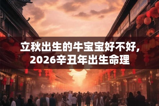 立秋出生的牛宝宝好不好,2026辛丑年出生命理 立秋出生的牛宝宝好不好,2026辛丑年出生命理