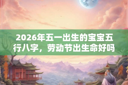 2026年五一出生的宝宝五行八字，劳动节出生命好吗？