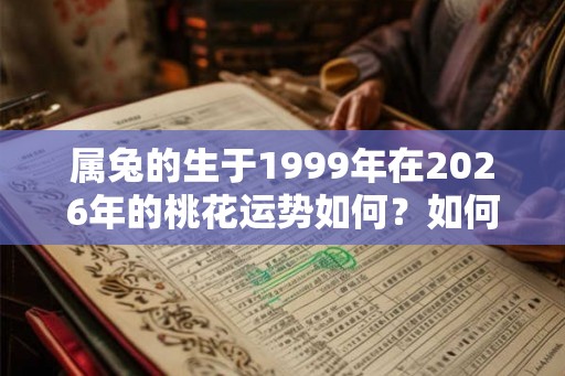 属兔的生于1999年在2026年的桃花运势如何?如何旺桃花? 属兔的生于1999年在2026年的桃花运势如何?如何旺桃花?