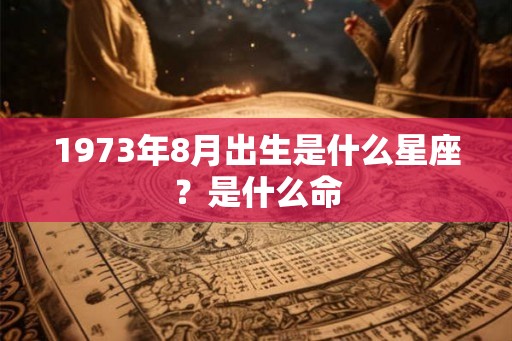 1973年8月出生是什么星座？是什么命