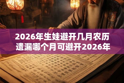 2026年生娃避开几月农历 遗漏哪个月可避开2026年生娃农历 2026年生娃避开几月农历 遗漏哪个月可避开2026年生娃农历