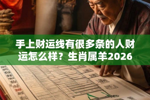 手上财运线有很多条的人财运怎么样?生肖属羊2026年财运详解 手上财运线有很多条的人财运怎么样?生肖属羊2026年财运详解
