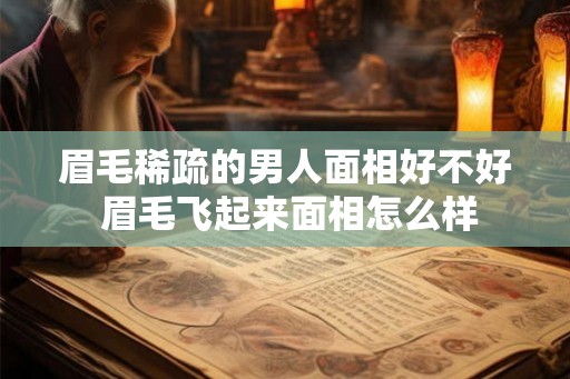 眉毛稀疏的男人面相好不好 眉毛飞起来面相怎么样