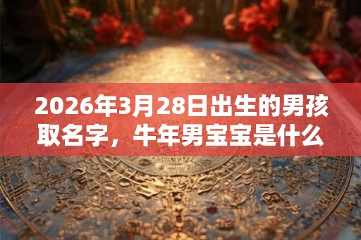2026年3月28日出生的男孩取名字，牛年男宝宝是什么命？