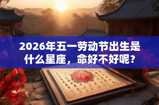 2026年五一劳动节出生是什么星座，命好不好呢？