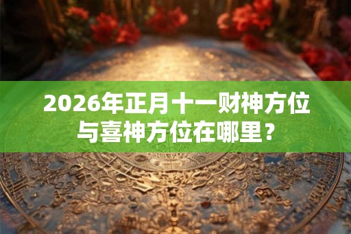 2026年正月十一财神方位与喜神方位在哪里？