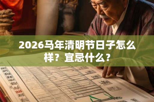 2026马年清明节日子怎么样?宜忌什么? 2026马年清明节日子怎么样?宜忌什么?