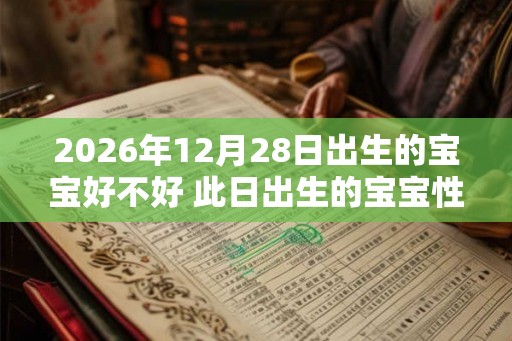 2026年12月28日出生的宝宝好不好 此日出生的宝宝性格