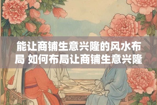 能让商铺生意兴隆的风水布局 如何布局让商铺生意兴隆 能让商铺生意兴隆的风水布局 如何布局让商铺生意兴隆