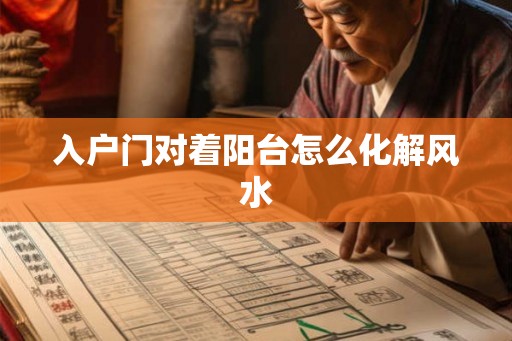 入户门对着阳台怎么化解风水