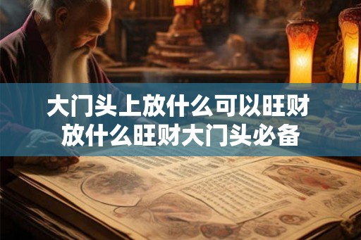 大门头上放什么可以旺财 放什么旺财大门头必备