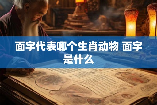 面字代表哪个生肖动物 面字是什么