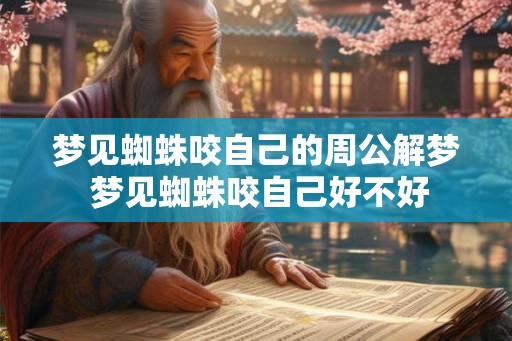 梦见蜘蛛咬自己的周公解梦 梦见蜘蛛咬自己好不好