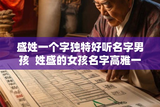 盛姓一个字独特好听名字男孩  姓盛的女孩名字高雅一点的