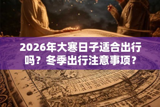 2026年大寒日子适合出行吗?冬季出行注意事项? 2026年大寒日子适合出行吗?冬季出行注意事项?