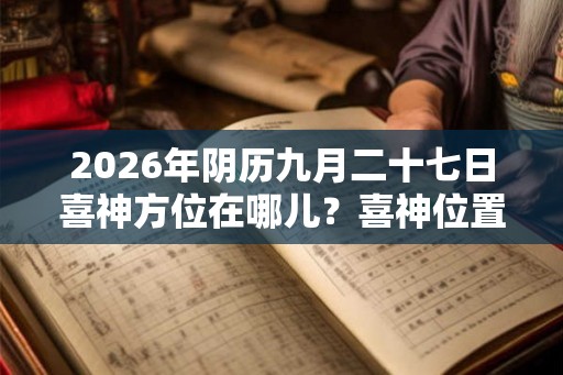 2026年阴历九月二十七日喜神方位在哪儿？喜神位置