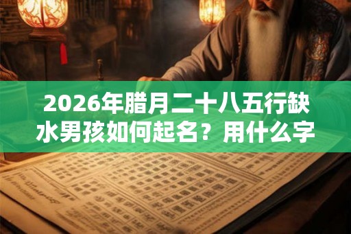 2026年腊月二十八五行缺水男孩如何起名？用什么字好听？