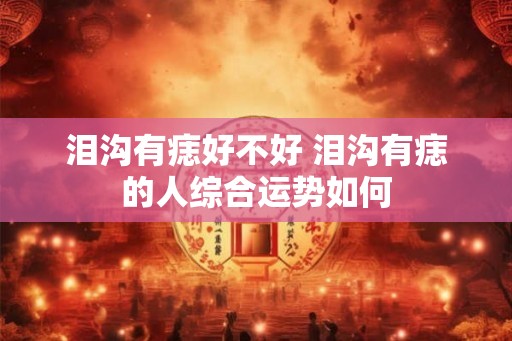 泪沟有痣好不好 泪沟有痣的人综合运势如何