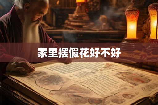家里摆假花好不好