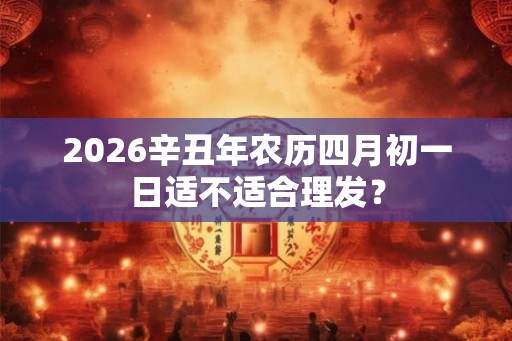 2026辛丑年农历四月初一日适不适合理发? 2026辛丑年农历四月初一日适不适合理发?