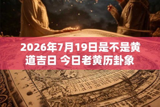 2026年7月19日是不是黄道吉日 今日老黄历卦象