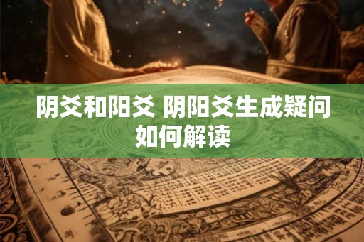 阴爻和阳爻 阴阳爻生成疑问如何解读
