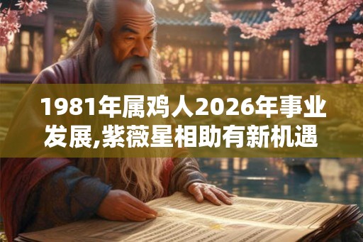 1981年属鸡人2026年事业发展,紫薇星相助有新机遇