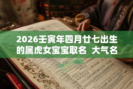 2026壬寅年四月廿七出生的属虎女宝宝取名  大气名字