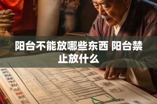 阳台不能放哪些东西 阳台禁止放什么 阳台不能放哪些东西 阳台禁止放什么