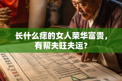 长什么痣的女人荣华富贵，有帮夫旺夫运？