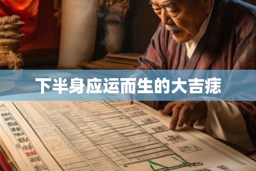 下半身应运而生的大吉痣