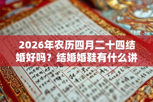 2026年农历四月二十四结婚好吗？结婚婚鞋有什么讲究？