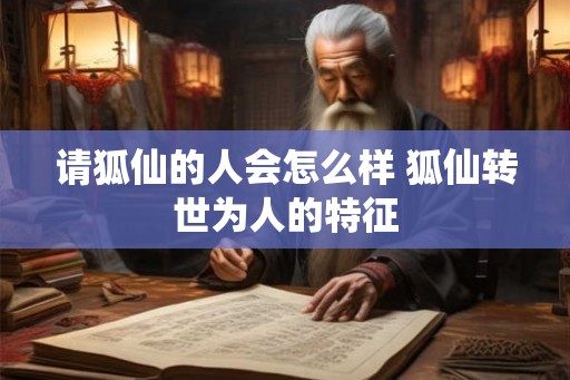 请狐仙的人会怎么样 狐仙转世为人的特征