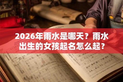 2026年雨水是哪天？雨水出生的女孩起名怎么起？