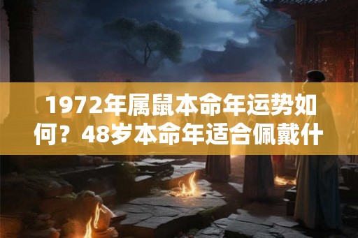 1972年属鼠本命年运势如何？48岁本命年适合佩戴什么？